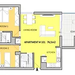 Apartman Mythical Blue
